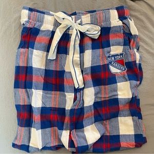 New York Rangers Pajama Pants - satin tie